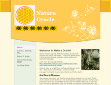Tablet Screenshot of natureoracle.com